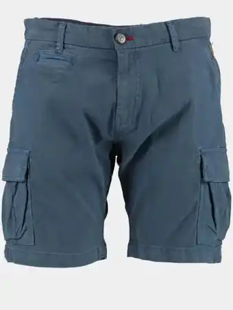 Bos Men Shop Donders 1860 korte broek blauw bermuda 76978-1568.1/761 aanbieding