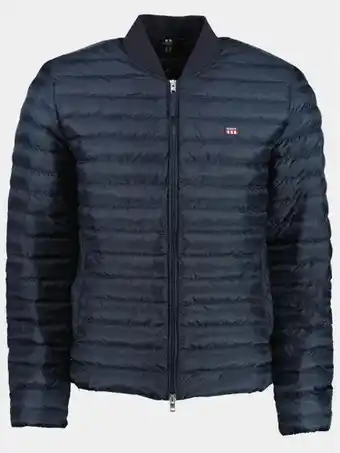 Bos Men Shop Gant zomerjack blauw light padded bomber jacket 7006192/433 aanbieding