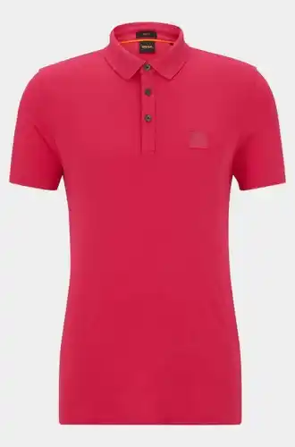 Bos Men Shop Hugo boss boss orange polo korte mouw roze passenger 10242645 01 50472668/660 aanbieding