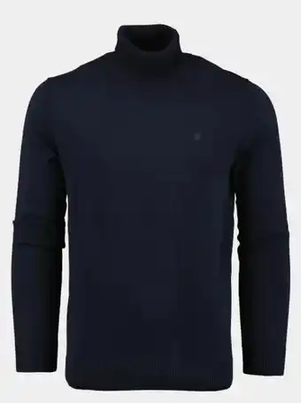 Bos Men Shop Bos bright blue coltrui blauw dex roll neck pullover flat k 23305de03bo/290 navy aanbieding