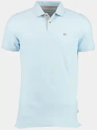 Bos Men Shop Giordano polo korte mouw blauw nico signature 216588/61 aanbieding