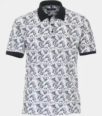 Bos Men Shop Casamoda polo korte mouw blauw polo 934078800/105 aanbieding