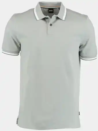 Bos Men Shop Hugo boss boss black polo korte mouw groen parlay 183 10248942 01 50486172/343 aanbieding