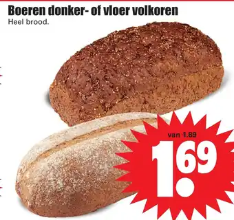 Dirk Boeren donker volkoren of vloer volkoren aanbieding