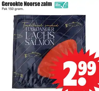 Dirk Gerookte Noorse Zalm 150g aanbieding