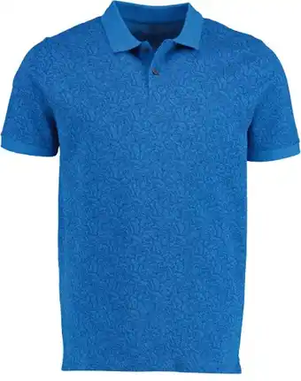 Bos Men Shop Basefield polo korte mouw blauw polo shirt 1/2 219016238/604 aanbieding