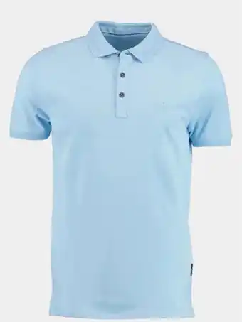 Bos Men Shop Basefield polo korte mouw blauw polo shirt 1/2 arm 219017704/603 aanbieding