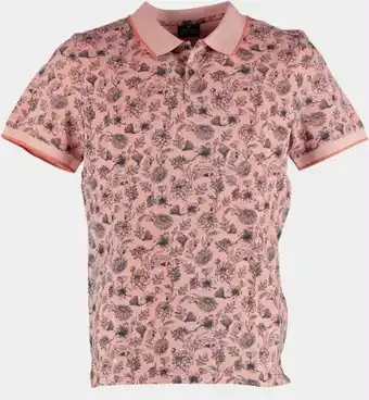 Bos Men Shop Basefield polo korte mouw roze polo shirt roze 219016119/405 aanbieding