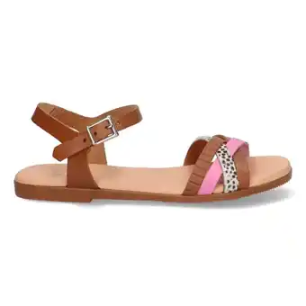 Braqeez Braqeez 423004-513 - kinderschoenen meisjes maat 33 - bruin - sandalen aanbieding