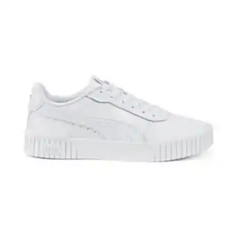 Burnedsports Puma carina 2.0 white silver aanbieding