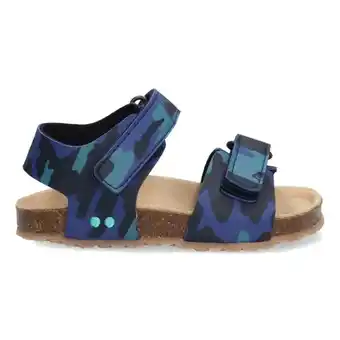 BunniesJR Bunniesjr bas beach - kinderschoenen jongens maat 24 - blauw camo - sandalen aanbieding