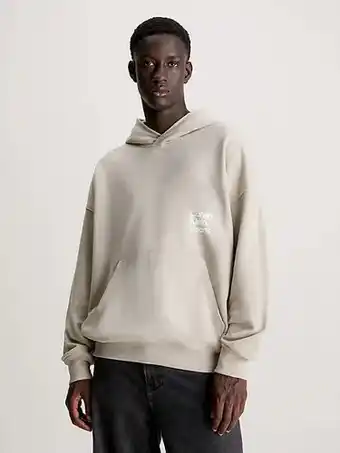 Calvin Klein Calvin klein oversized hoodie met logo achter aanbieding