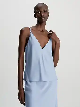 Calvin Klein Calvin klein cami top van gerecycled polyester aanbieding