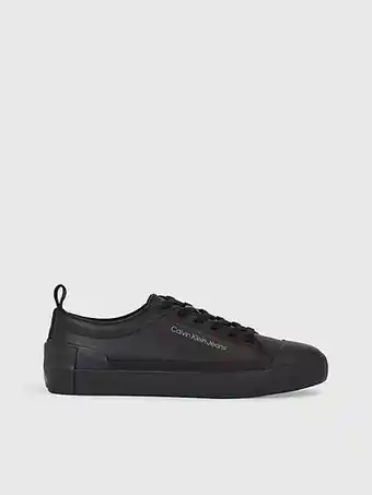 Calvin Klein Calvin klein leren sneakers aanbieding