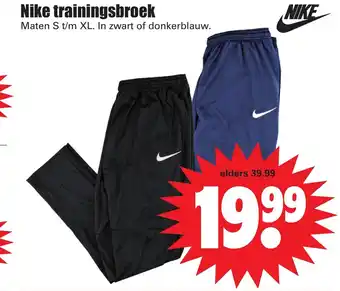 Dirk Nike Trainingsbroek S-XL aanbieding