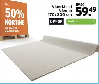 GAMMA Vloerkleed Vienna 170*230 cm aanbieding