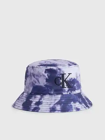 Calvin Klein Calvin klein bucket hat van biologisch katoen - ck authentic aanbieding