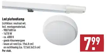 ALDI Led plafondlamp aanbieding