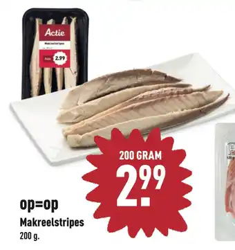 ALDI Makreelstripes aanbieding