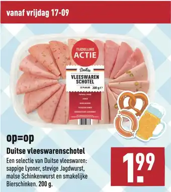 ALDI Duitse vleeswarenschotel aanbieding