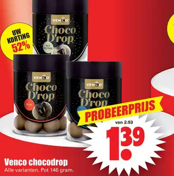 Dirk Venco chocodrop aanbieding