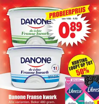 Dirk Danone Franse kwark aanbieding