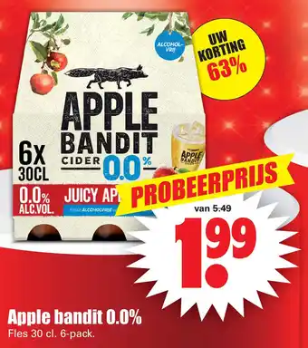 Dirk Apple bandit 0.0% aanbieding