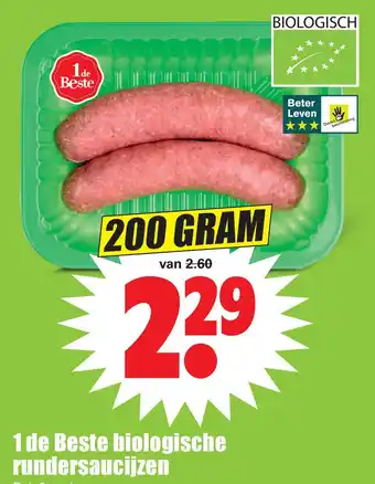 Dirk 1 de Beste biologische rundersaucijzen aanbieding