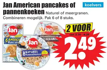 Dirk Jan American pancakes of pannenkoeken aanbieding