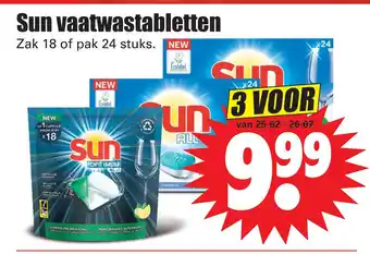 Dirk Sun vaatwastabletten aanbieding