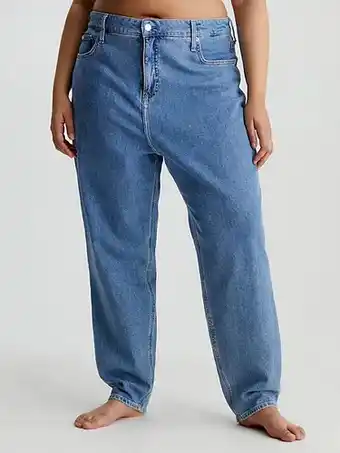 Calvin Klein Calvin klein grote maat enkellange mom jeans aanbieding