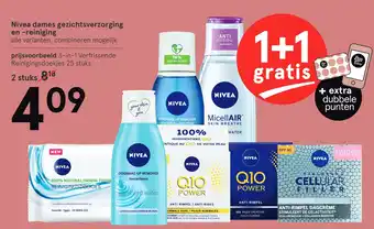 Etos Nivea dames gezichtsverzorging en -reiniging aanbieding