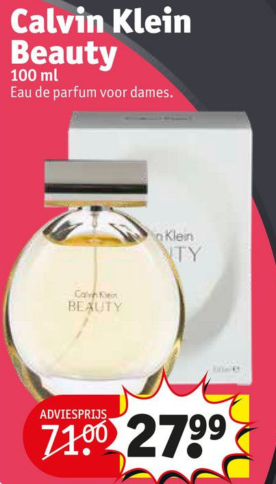 Kruidvat Calvin Klein Beauty 100 ml aanbieding