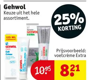 Kruidvat Gehwol aanbieding