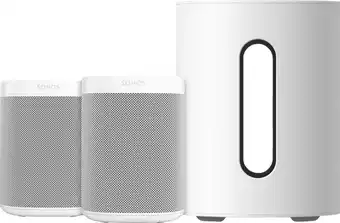 Coolblue Sonos one sl duo pack + sub mini wit aanbieding