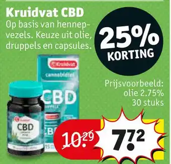 Kruidvat Kruidvat CBD aanbieding