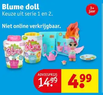 Kruidvat Blume doll aanbieding