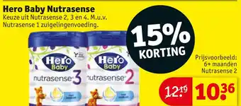 Kruidvat Hero Baby Nutrasense aanbieding