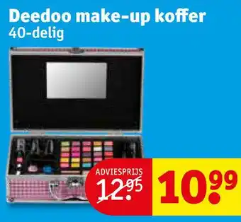 Kruidvat Deedoo make-up koffer 40-delig aanbieding