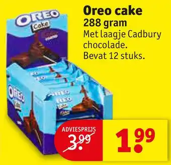 Kruidvat Oreo cake 288 gram aanbieding