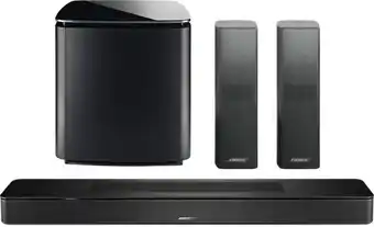 Coolblue Bose smart soundbar 600 + surround speakers 700 + bass module 700 zwart aanbieding