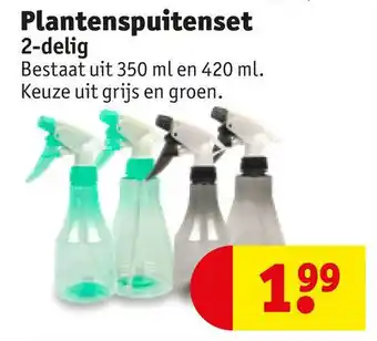 Kruidvat Plantenspuitenset 2-delig aanbieding