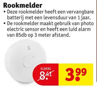 Kruidvat Rookmelder aanbieding