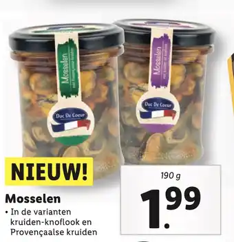 Lidl Mosselen aanbieding