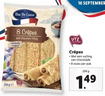 Lidl Crêpes aanbieding