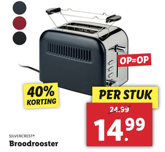 Lidl Broodrooster aanbieding