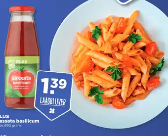 PLUS PLUS Passata basilicum aanbieding