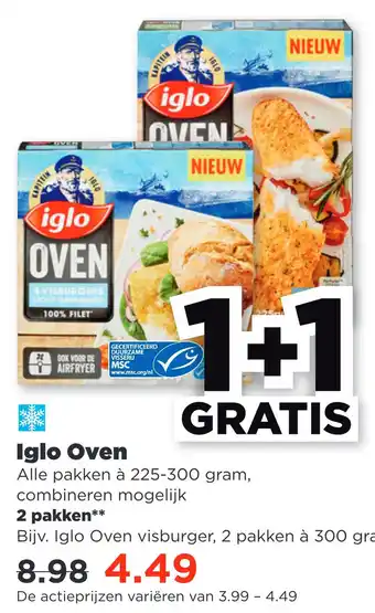 PLUS Iglo Oven aanbieding