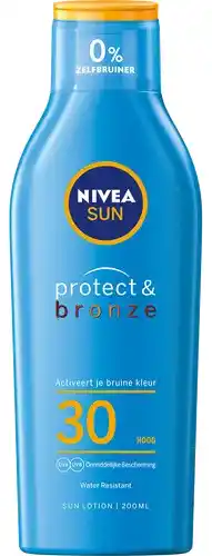 De Online Drogist Nivea sun protect & bronze zonnemelk spf30 aanbieding