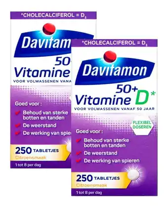 De Online Drogist Davitamon vitamine d 50+ tabletten aanbieding